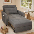Canapé-lit convertible, fauteuil pliant réglable rembourré