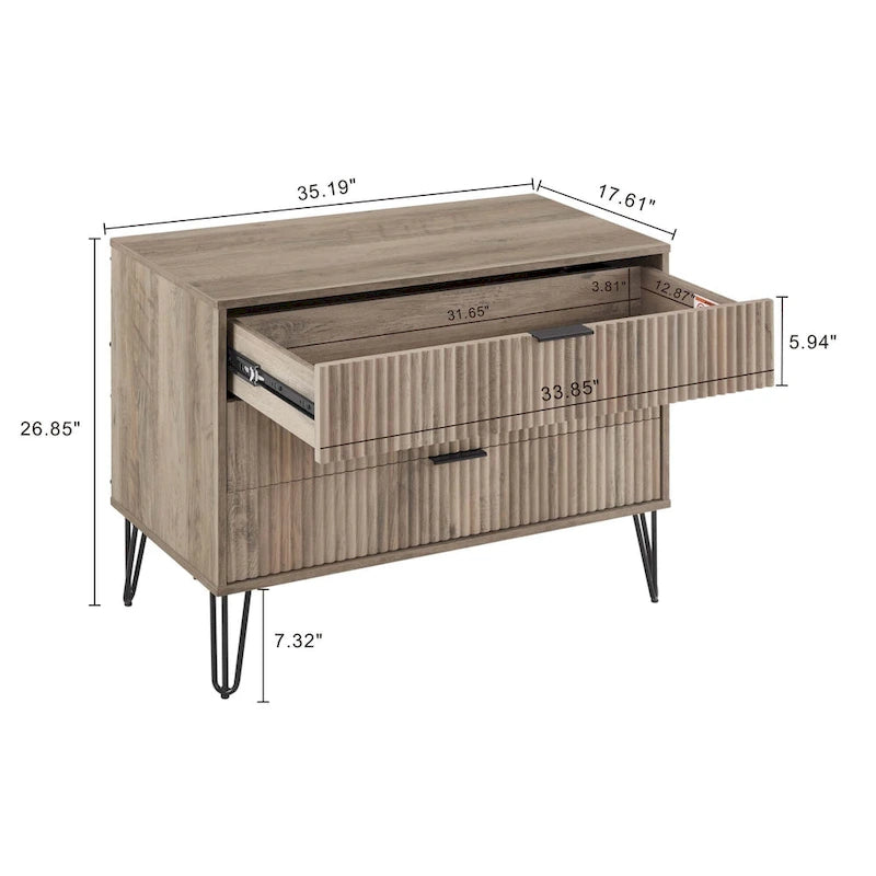 Commode Dumbo moderne 3 tiroirs