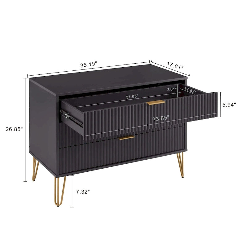 Commode Dumbo moderne 3 tiroirs