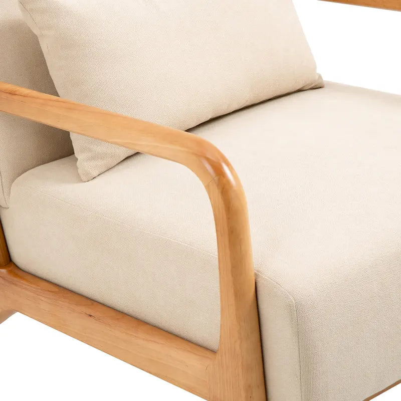 Fauteuils d'appoint rembourrés avec oreillers