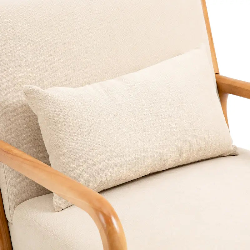Fauteuils d'appoint rembourrés avec oreillers