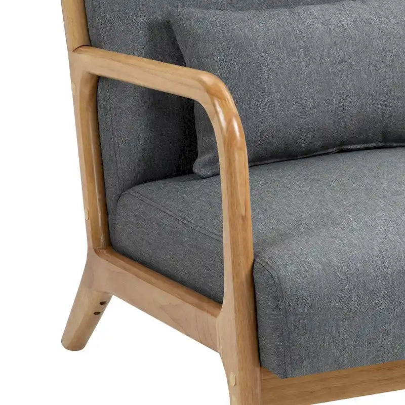 Fauteuils d'appoint rembourrés avec oreillers