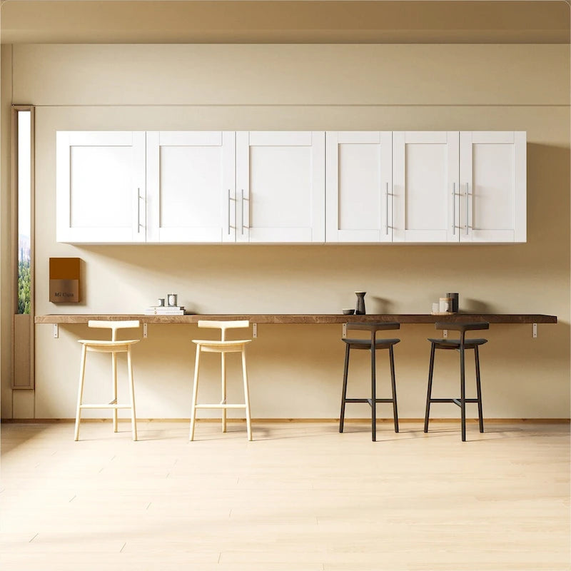 Armoire de rangement empilable, blanc