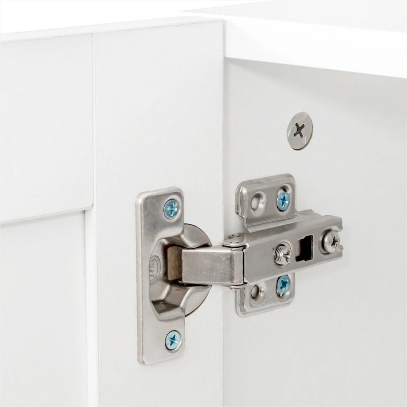 Armoire de rangement empilable, blanc