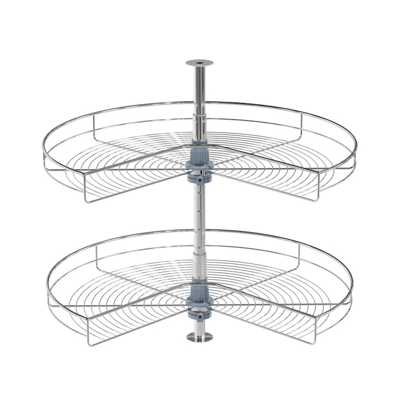 Plateau tournant Dowell 32 diamètre - Double panier 270 degrés Inox