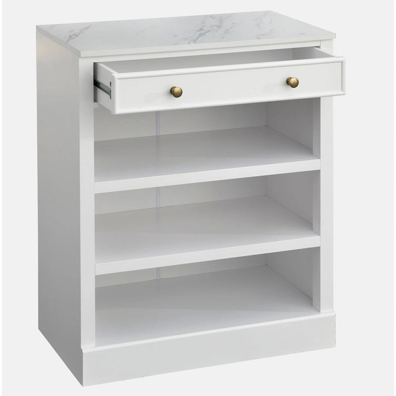 Lifestorey Monza Armoire 1 tiroir avec étagères