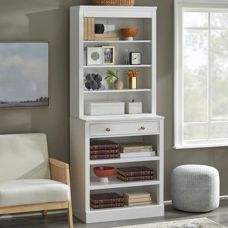 Lifestorey Monza Armoire 1 tiroir avec étagères