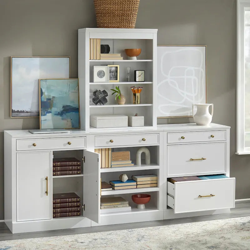 Lifestorey Monza Armoire 1 tiroir avec étagères