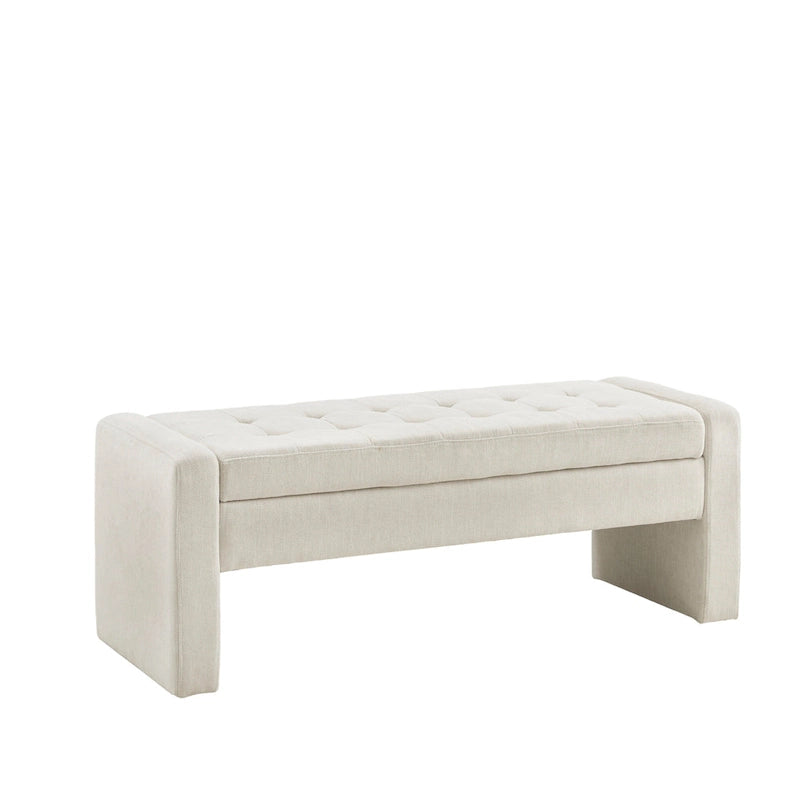 Banc de rangement à fermeture douce crème Madison Park Payden