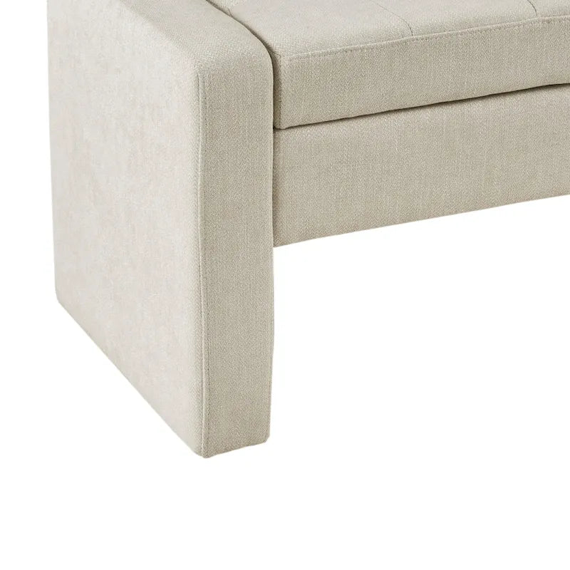 Banc de rangement à fermeture douce crème Madison Park Payden