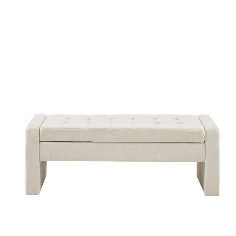 Banc de rangement à fermeture douce crème Madison Park Payden