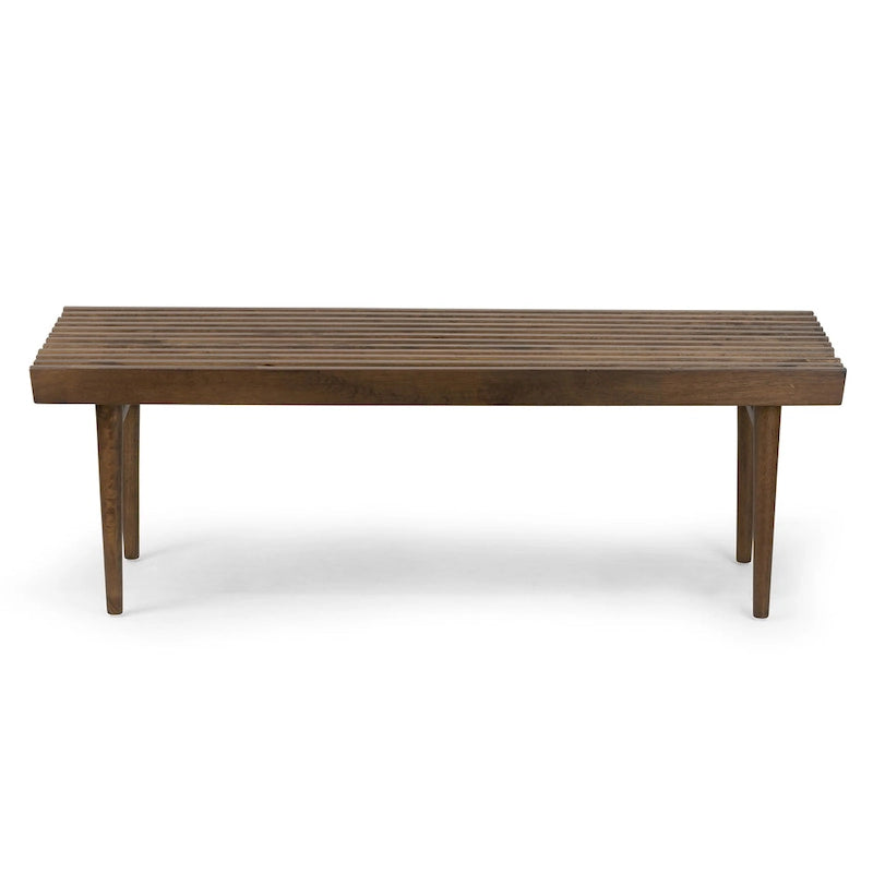 Banc Baird en bois à lattes
