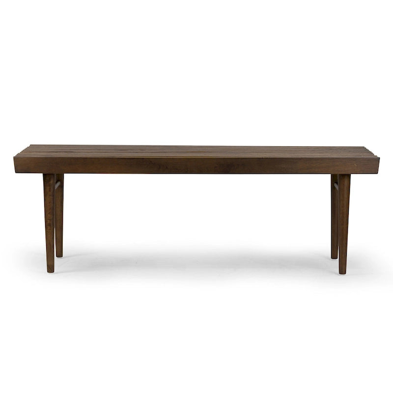 Banc Baird en bois à lattes