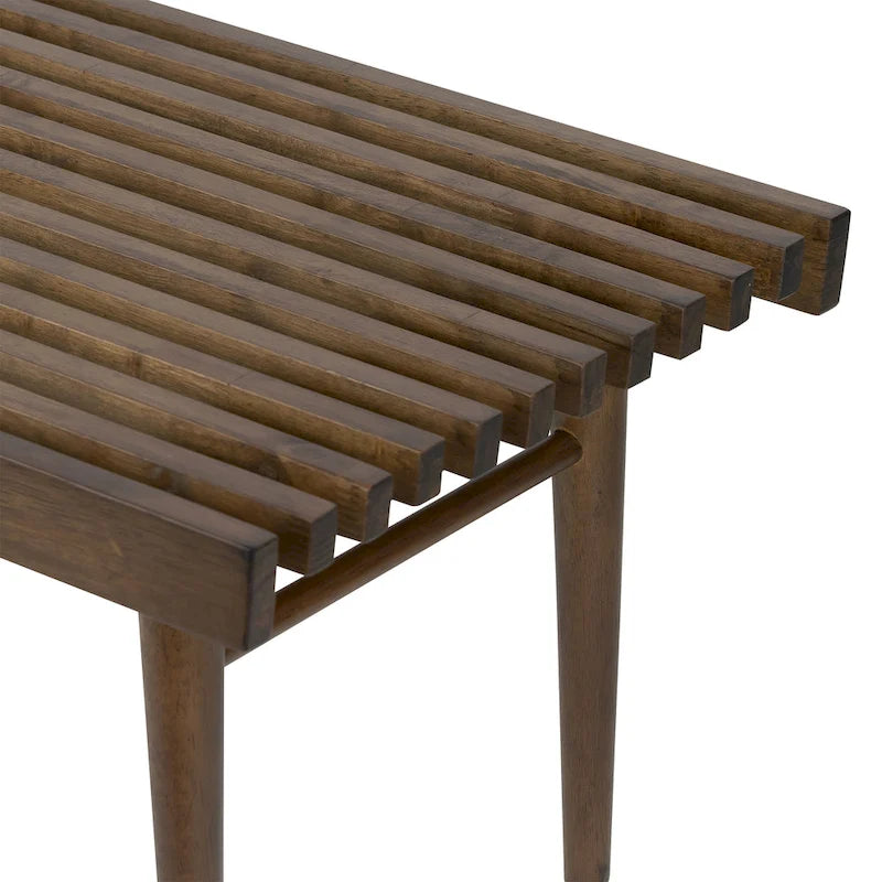 Banc Baird en bois à lattes