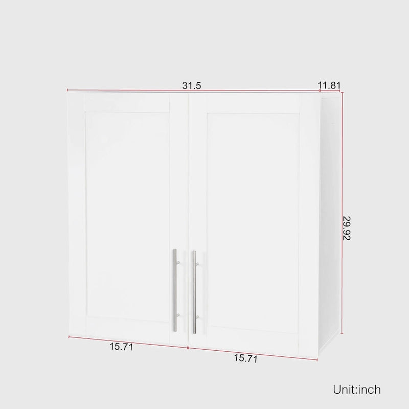 Armoire de rangement murale empilable