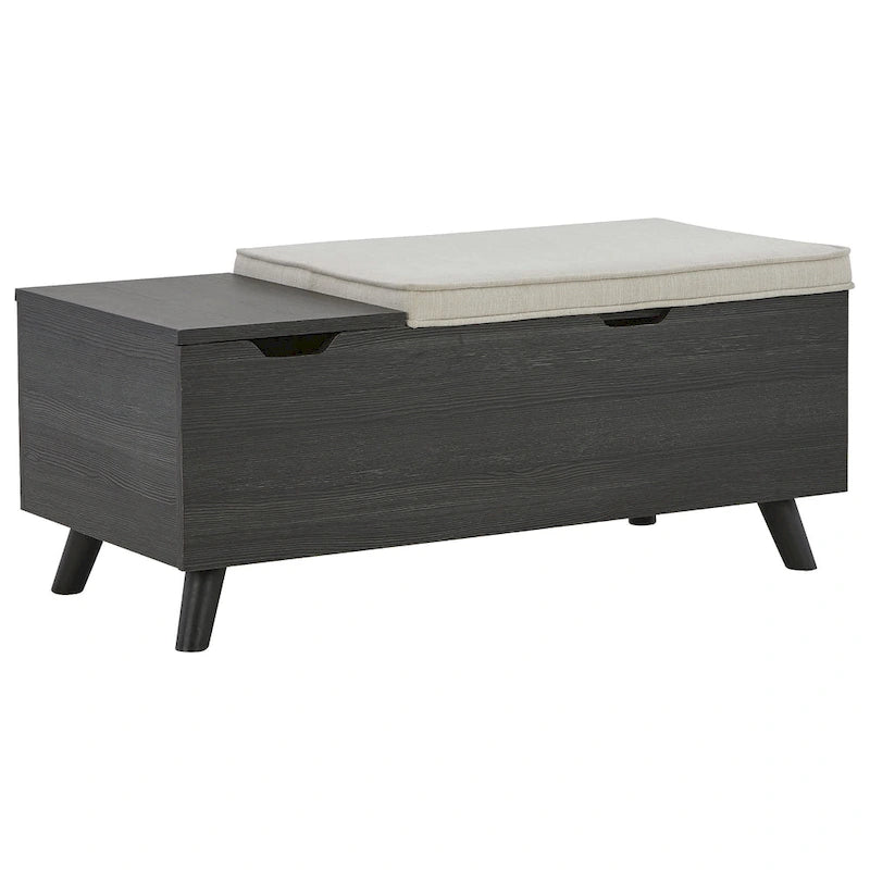 Banc de rangement gris Yarlow d'Ashley Furniture - 39 larg. x 19 prof. x 17 haut.
