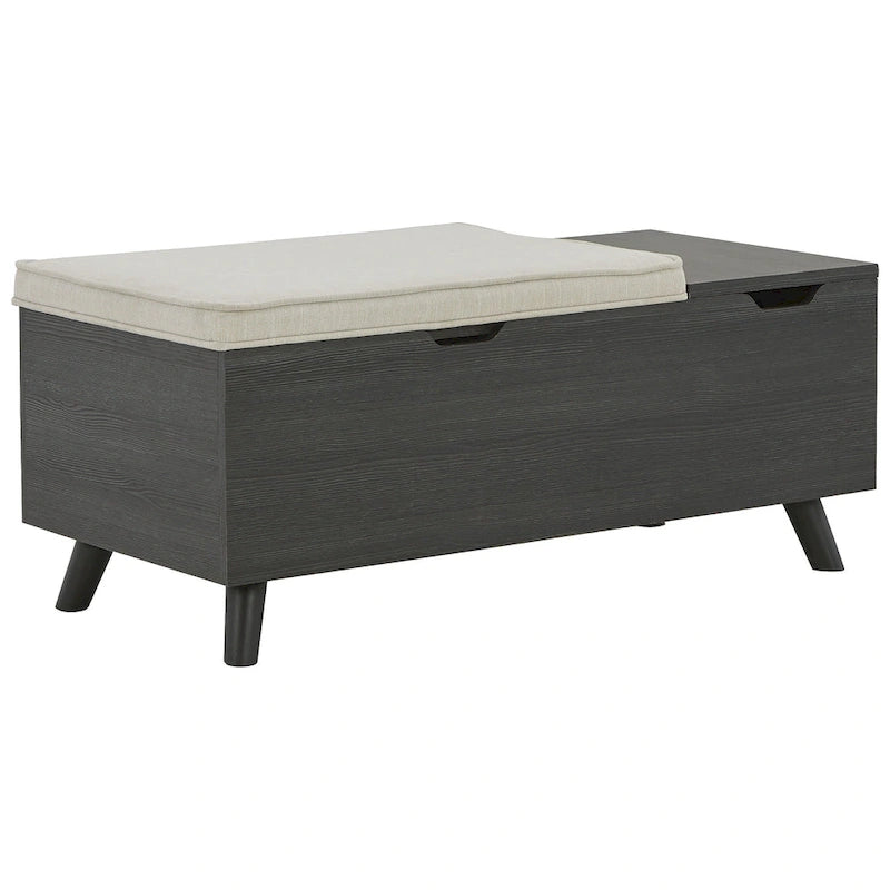 Banc de rangement gris Yarlow d'Ashley Furniture - 39 larg. x 19 prof. x 17 haut.