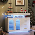 39Buffet large avec éclairage LED - N/A