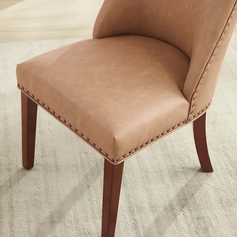 Chaises de salle à manger en similicuir