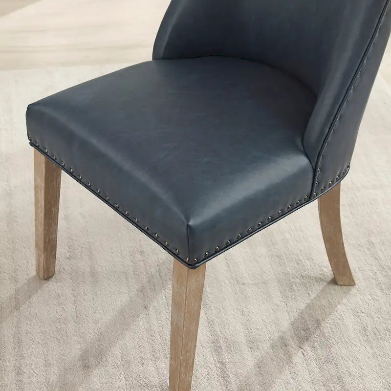 Chaises de salle à manger en similicuir