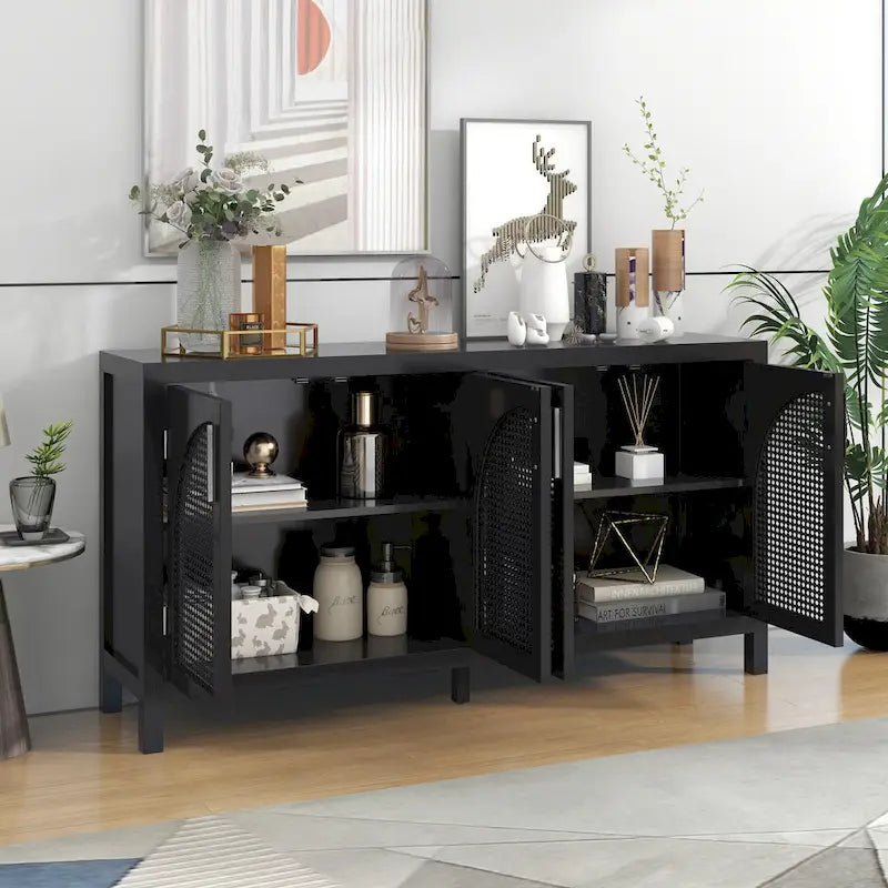Buffet avec grand espace de rangement