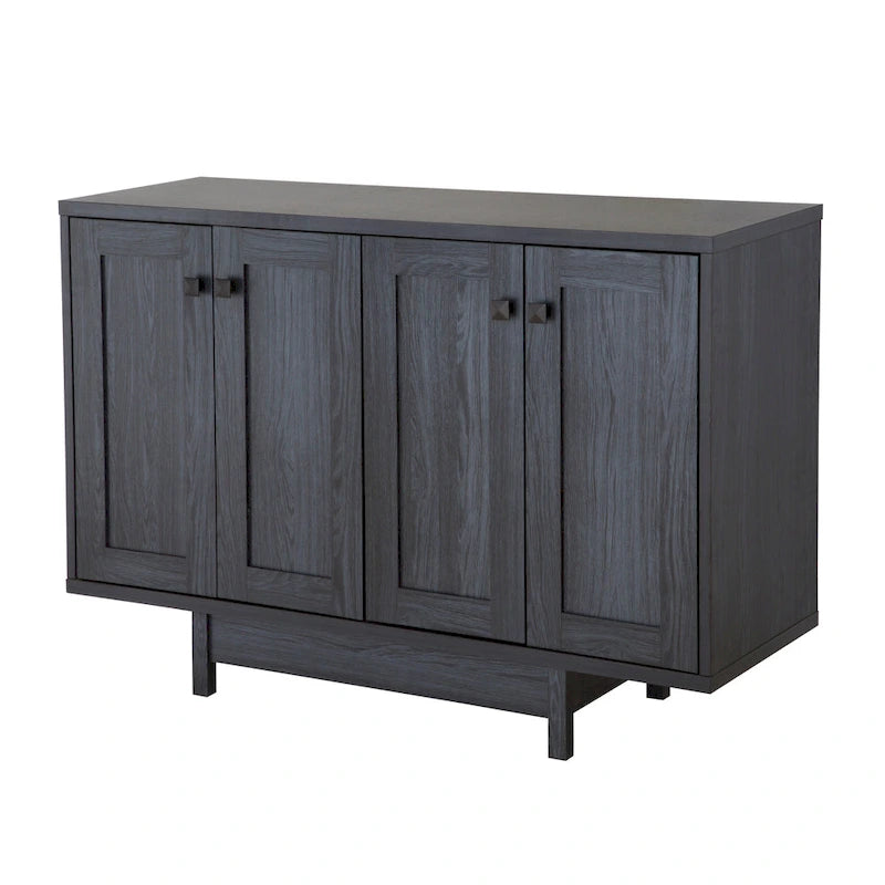 Buffet Q-Max 47W avec deux portes, meuble de rangement pour salle à manger
