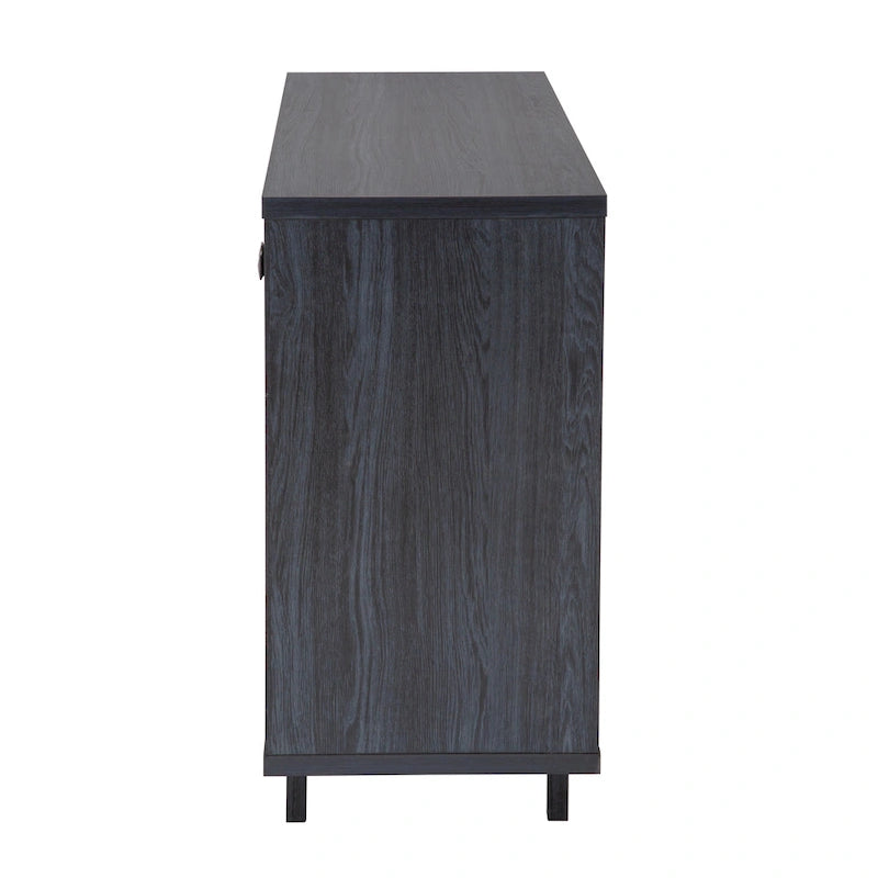 Buffet Q-Max 47W avec deux portes, meuble de rangement pour salle à manger