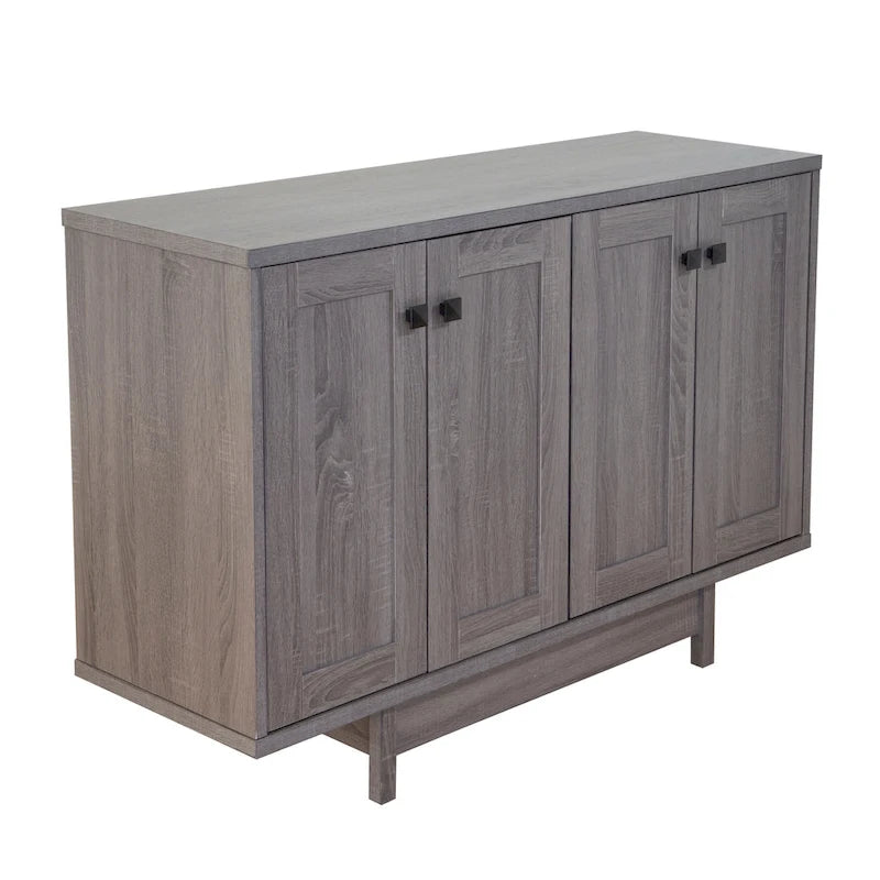 Buffet Q-Max 47W avec deux portes, meuble de rangement pour salle à manger