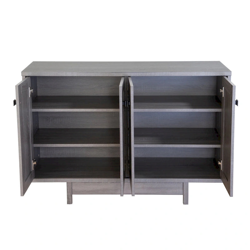 Buffet Q-Max 47W avec deux portes, meuble de rangement pour salle à manger