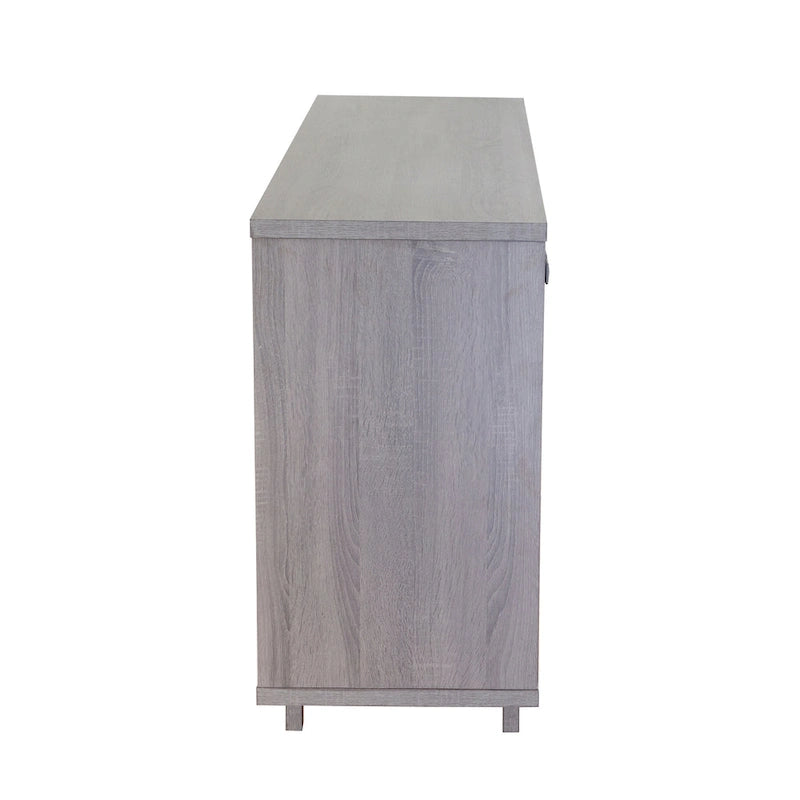 Buffet Q-Max 47W avec deux portes, meuble de rangement pour salle à manger