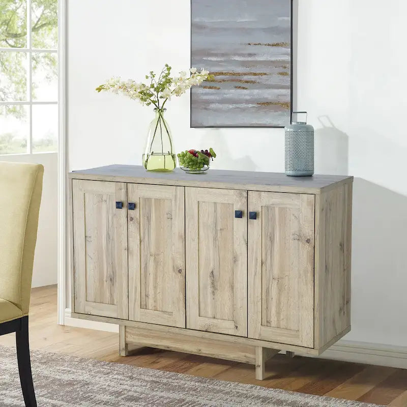 Buffet Q-Max 47W avec deux portes, meuble de rangement pour salle à manger