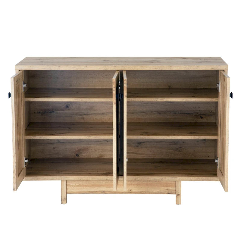 Buffet Q-Max 47W avec deux portes, meuble de rangement pour salle à manger