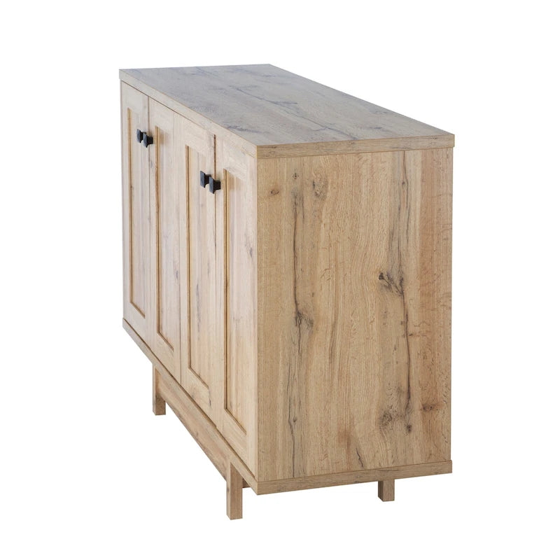 Buffet Q-Max 47W avec deux portes, meuble de rangement pour salle à manger