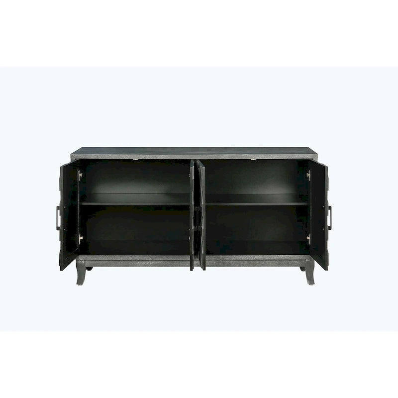 Meubles de rangement 4 portes en bois pour salon, salle à manger et chambre à coucher