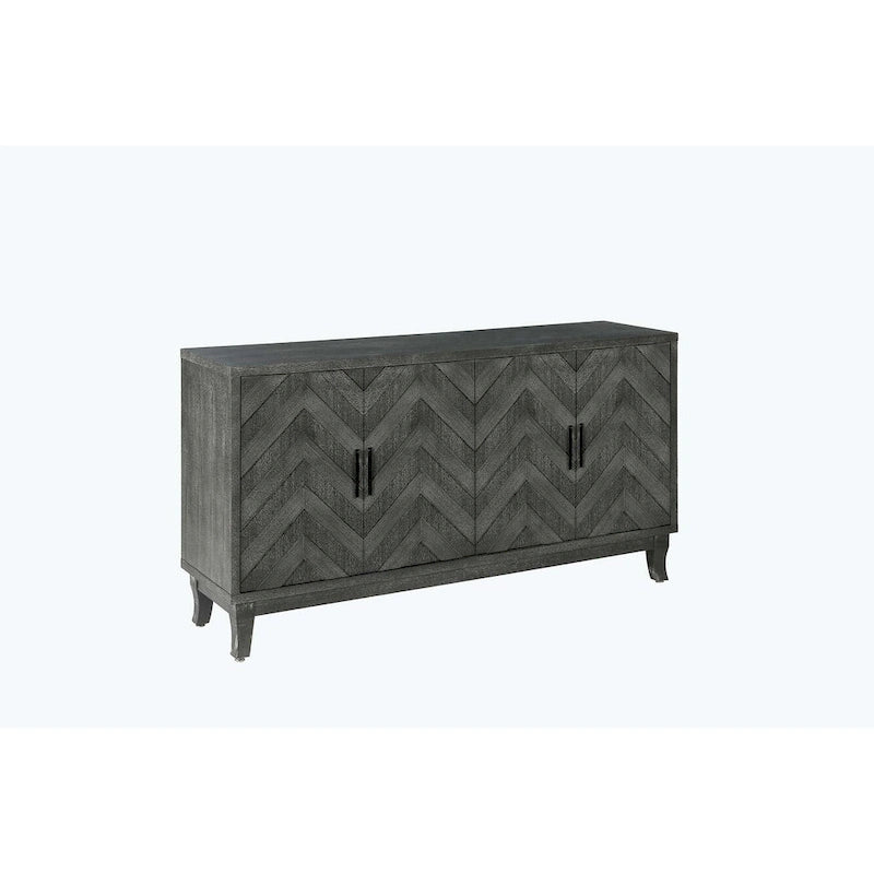 Meubles de rangement 4 portes en bois pour salon, salle à manger et chambre à coucher