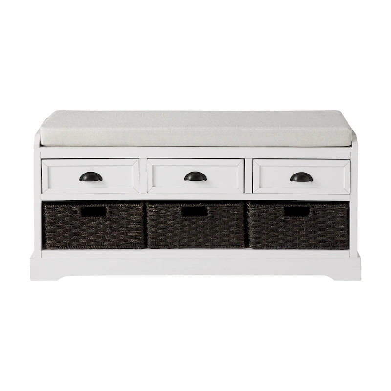 banc de rangement en bois collection Homes