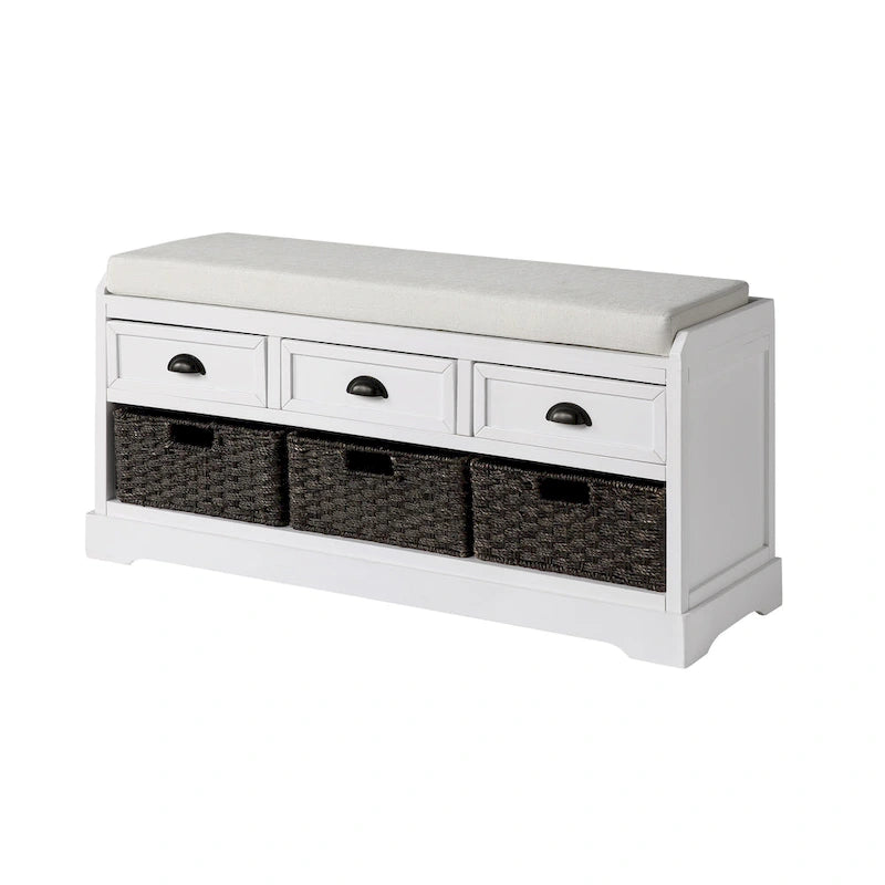 banc de rangement en bois collection Homes