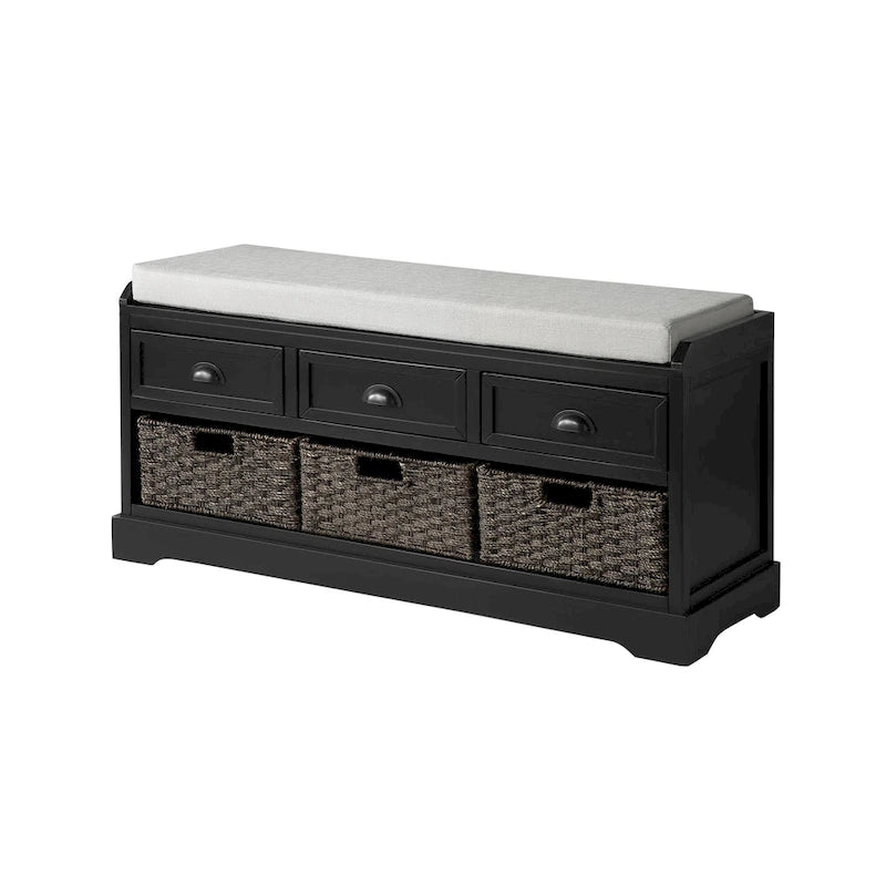 banc de rangement en bois collection Homes