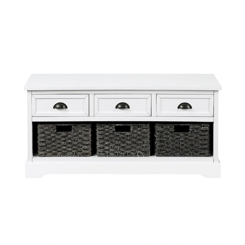 banc de rangement en bois collection Homes