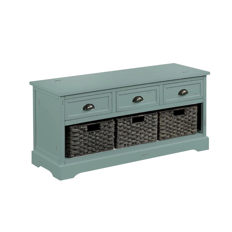 banc de rangement en bois collection Homes