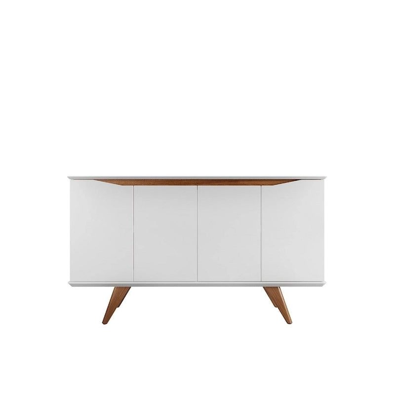 Manhattan Comfort Tudor Commode avec 4 étagères de 135 cm