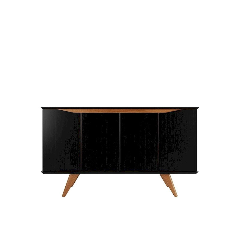 Manhattan Comfort Tudor Commode avec 4 étagères de 135 cm