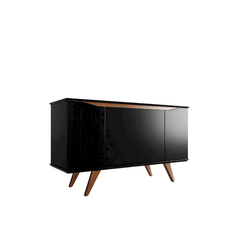 Manhattan Comfort Tudor Commode avec 4 étagères de 135 cm