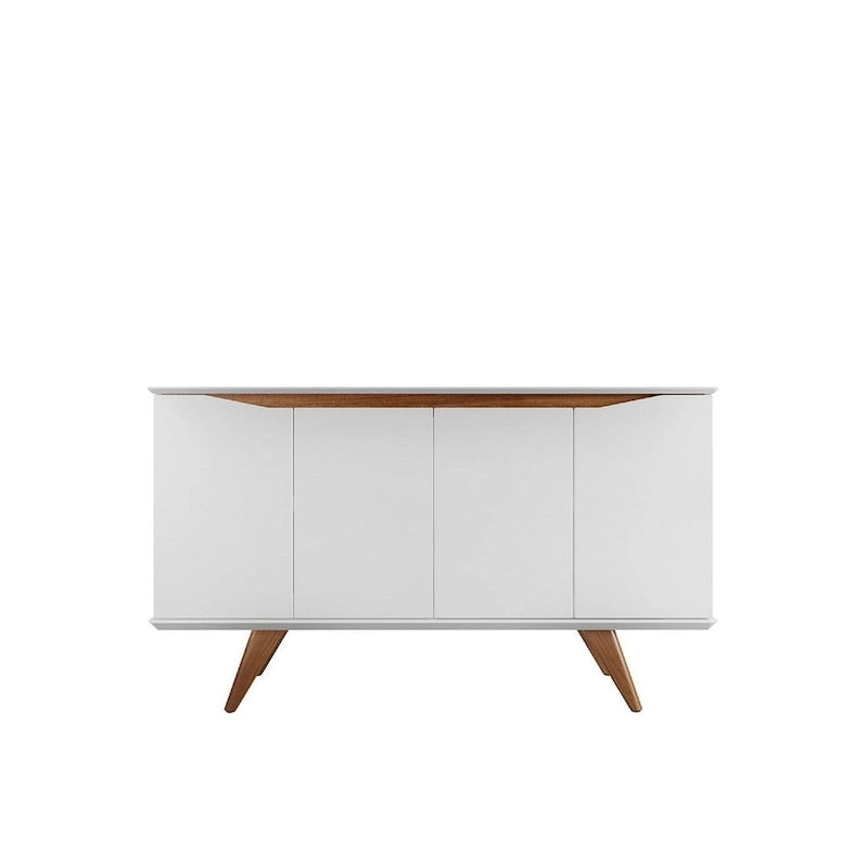 Manhattan Comfort Tudor Commode avec 4 étagères de 135 cm