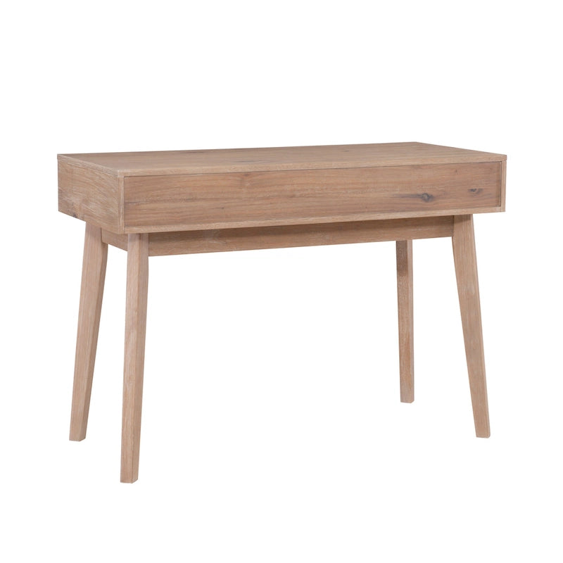 Bureau d'ordinateur en bois à 2 tiroirs