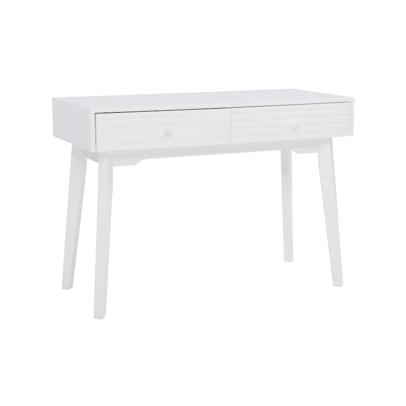 Bureau d'ordinateur en bois à 2 tiroirs
