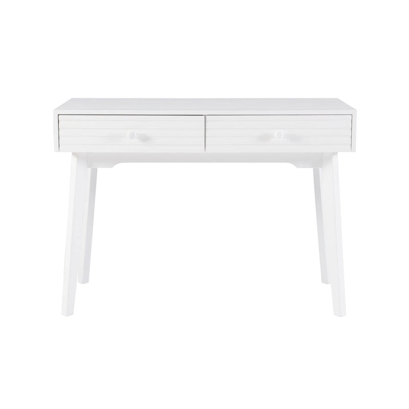 Bureau d'ordinateur en bois à 2 tiroirs