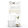 Meuble de rangement pour toilettes - 11,81P x 32,68L x 67,72H