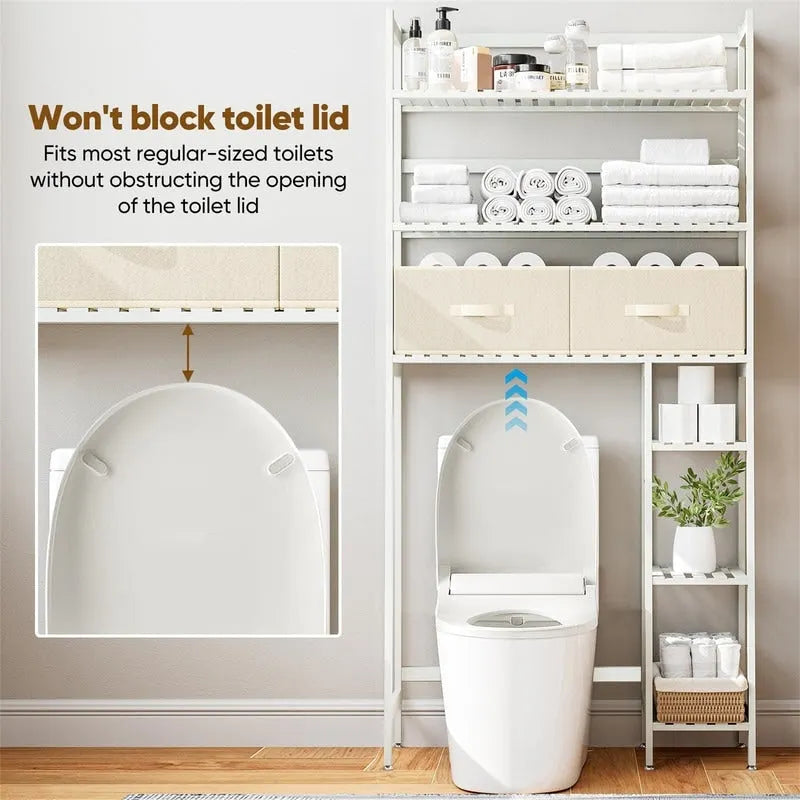 Meuble de rangement pour toilettes - 11,81P x 32,68L x 67,72H