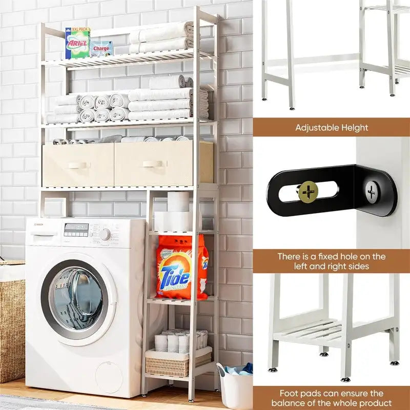 Meuble de rangement pour toilettes - 11,81P x 32,68L x 67,72H